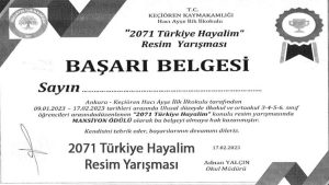 2071 Türkiye Hayalim Resim Yarışması