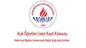 Açık Lise Kayıt Kılavuzu 2024-2025 2. Dönem Kayıt Tarihleri
