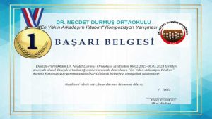 En Yakın Arkadaşım Kitabım Kompozisyon Yarışması