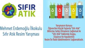 Mehmet Erdemoğlu İlkokulu Sıfır Atık Resim Yarışması