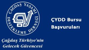Çağdaş Yaşamı Destekleme Derneği ÇYDD Bursu Başvuruları