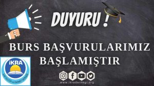 İKRA Derneği Burs Başvurusu 2025-2026