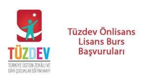 Tüzdev Önlisans Lisans Burs Başvurusu