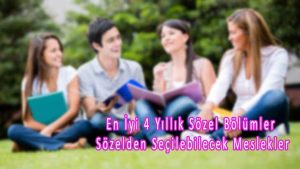 En İyi 4 Yıllık Sözel Bölümler İş Olanakları