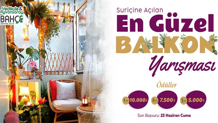 Fatih Belediyesi En Güzel Balkon Yarışması