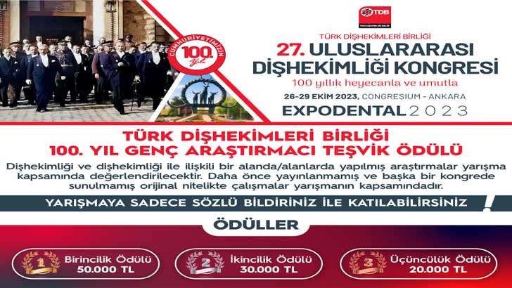 TDB 100 Yıl Genç Araştırmacı Teşvik Ödülü Yarışması