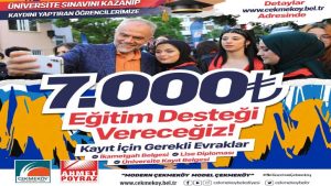 Çekmeköy Belediyesi Bursu Başvuruları