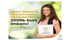 Günebakan Aile Çocuk Ve Eğitim Vakfı Burs Başvurusu