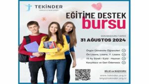 Tekinder Eğitime Destek Bursu Başvuruları Başladı