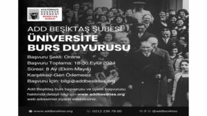 Atatürkçü Düşünce Derneği Beşiktaş Şubesi Bursu Başvuruları