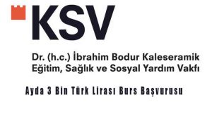 Ayda 3 Bin Türk Lirası Burs Başvurusu