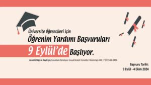 Çanakkale Belediyesi Bursu Eğitim Desteği Başvuruları