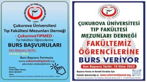 Çukurova TIPMED Bursu Başvuruları