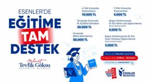 Esenler Belediyesi Bursu Başvurusu