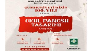 Osmaniye Belediyesi Okul Panosu Tasarımı Yarışması