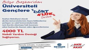 Seyhan Belediyesi Eğitim Yardımı Burs Başvurusu