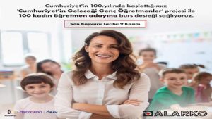 Alarko Holding 100 Kadın Öğretmen Adayı Bursu Başvuruları
