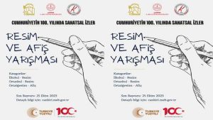 Cumhuriyetin 100 Yılında Sanatsal İzler Resim Ve Afiş Yarışması