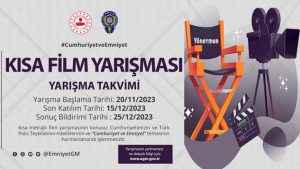 Cumhuriyetimizin 100 Yılında Cumhuriyet Ve Emniyet Kısa Film Yarışması