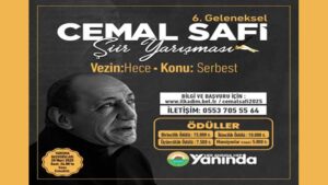 6. İlkadım Belediyesi Cemal Safi Şiir Yarışması