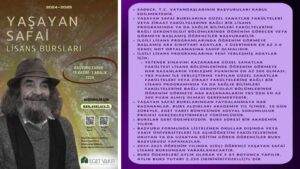Eget Vakfı Yaşayan Safai Lisans Bursu Başvurusu