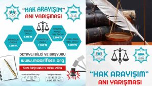 Mil Maarif-Sen Hak Arayışım Temalı Anı Yarışması