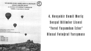 Yerel Yaşamdan İzler Ulusal Liseliler Arası Fotoğraf Yarışması