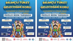 Gaziantep Belediyesi Bilinçli Tüketici Temalı Resim Yarışması