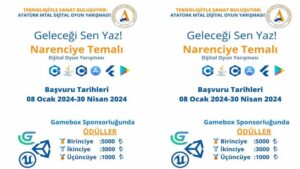 Geleceği Sen Yaz Dijital Oyun Geliştirme Yarışması