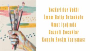 İmam Hatip Ortaokulları Gazzeli Çocuklar Resim Yarışması