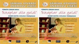 Liseler Arası Kitaplar Dile Geldi Edebi Metin Okuma Yarışması