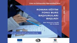 Roman Eğitim Burs Fonu Başvuruları