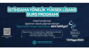 Türkiye Maarif Vakfı Yüksek Lisans Burs Programı