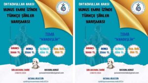 Yunus Emre İzinde Türkçe Şiirler Şiir Yarışması