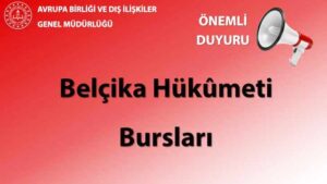 Belçika Hükümeti Dil Bursu Başvurusu