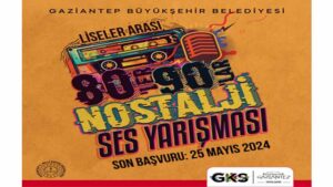 Gaziantep Belediyesi Liselerarası Nostalji Ses Yarışması