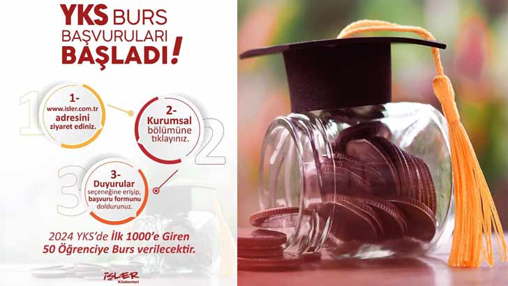 Ayda 2 Bin TL YKS Başarı Bursu Başvurusu