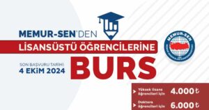 Memur-Sen Akademi Burs Başvurusu
