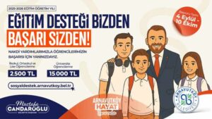 Arnavutköy Belediyesi Bursu Başvurusu