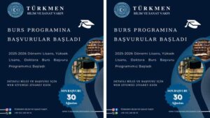 Türkmen Bilim Ve Sanat Vakfı Burs Başvuruları