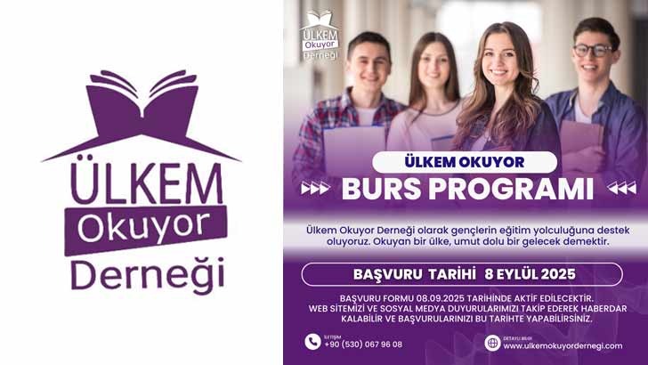 Ülkem Okuyor Derneği Bursu Başvurusu Başladı