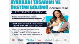 Ayakkabı Tasarımı Ve Üretimi Bölümünü Tercih Edenlere Burs