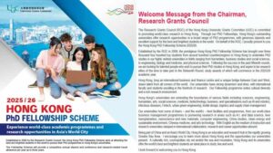 Hong Kong Araştırma Bursu Başvuruları 2025-2026