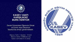 KASEV Burs Başvurusu Başladı