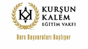Kurşun Kalem Eğitim Vakfı Burs Başvuruları 1 Eylül’de Başlıyor