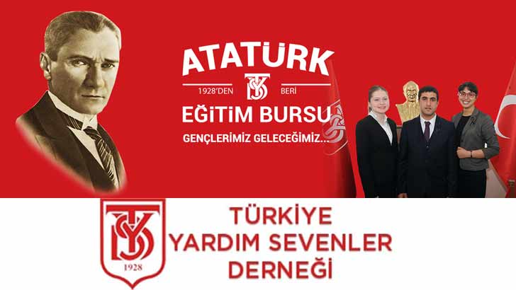 Türkiye Yardım Sevenler Derneği Atatürk Eğitim Bursu Başvuruları