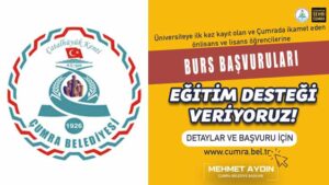 Çumra Belediyesi Bursu Başvuruları