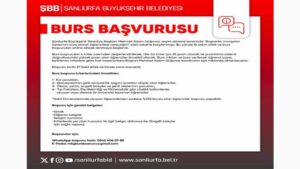 Şanlıurfa Büyükşehir Belediyesi Bursu Başvuruları