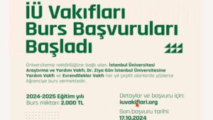 İÜ Vakıfları Bursu Başvurusu