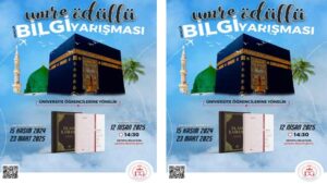 Diyanet Üniversiteliler Arası Gençlik Bilgi Yarışması 2025